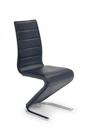 Jedálenská stolička K194 čierna / biela Halmar