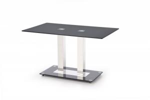 Jedálenský stôl sklenený WALTER 2 čierny Halmar #1 small
