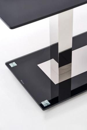 Jedálenský stôl sklenený WALTER 2 čierny Halmar #2 small