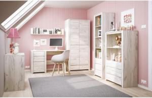 Komoda ANGEL typ 35 biela / craft Tempo Kondela #1 small