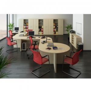 Kancelársky stôl s oblúkom TEMPO AS NEW 022 dub sonoma Tempo Kondela #1 small