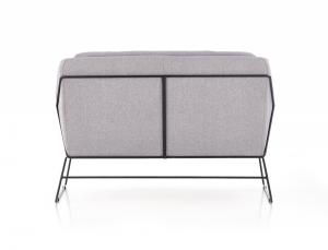Dvojkreslo SOFT 2 XL svetlosivá Halmar #1 small
