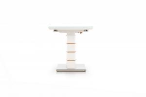 Jedálenský stôl rozkladací TORONTO biely / dub zlatý Halmar #3 small