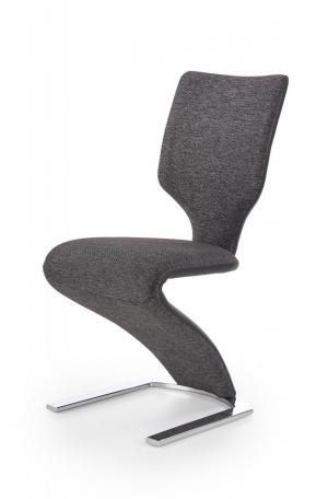Jedálenská stolička K307 čierna / sivá Halmar