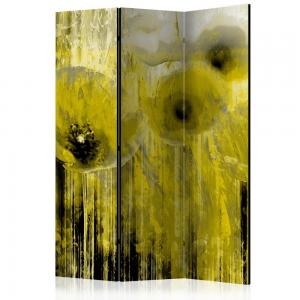 Paraván Yellow madness Dekorhome 135x172 cm (3-dielny)