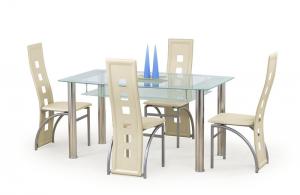 Sklenený stôl CRISTAL Halmar