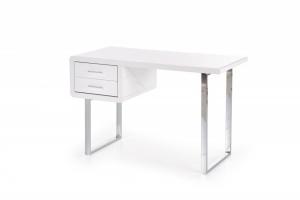 Písací stôl B-30 biela vysoký lesk Halmar #1 small