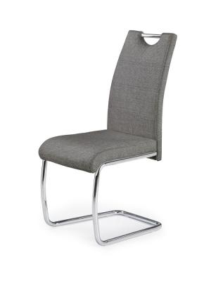 Jedálenská stolička K349 chróm / sivá Halmar
