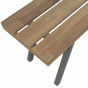 Záhradná lavica 120 cm z masívneho akáciového dreva #3 small