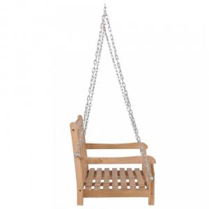 Hojdacia lavica 120 cm teakové drevo Dekorhome #2 small