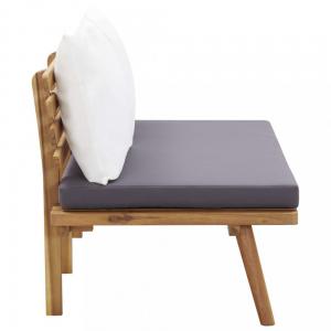 Záhradná lavica s vankúšikmi 115 cm akáciové drevo Dekorhome #2 small