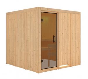 Interiérová fínska sauna 196 x 196 cm Dekorhome #1 small