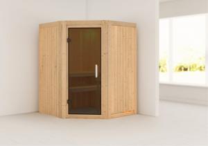 Interiérová fínska sauna 151 x 151 cm Dekorhome #2 small