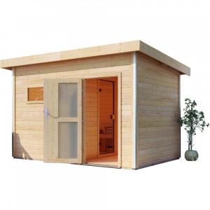 Vonkajšia fínska sauna s predsieňou 337 x 196 cm Dekorhome #1 small
