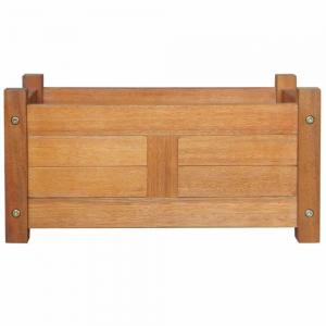 Záhradný kvetináč akáciové drevo Dekorhome 100x30x25 cm #1 small