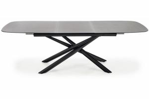 Rozkladací jedálenský stôl CAPELLO 180/240 cm sivá / čierna Halmar #2 small