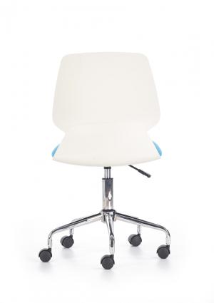 HALMAR Skate detská stolička na kolieskach modrá / biela #3 small