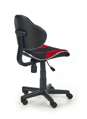 HALMAR Flash detská stolička na kolieskach čierna / červená #1 small