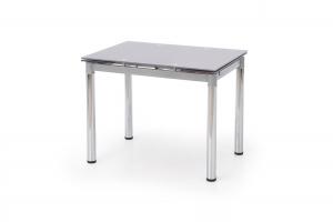 HALMAR Logan 2 sklenený rozkladací jedálenský stôl sivá / chróm #1 small