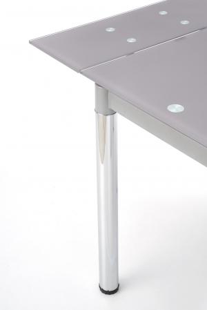 HALMAR Logan 2 sklenený rozkladací jedálenský stôl sivá / chróm #3 small
