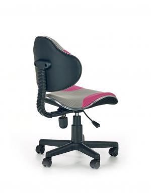 HALMAR Flash 2 detská stolička na kolieskach sivá / ružová #1 small