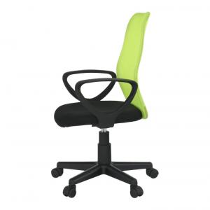 TEMPO KONDELA BST 2010 New kancelárska stolička s podrúčkami čierna / zelená #1 small