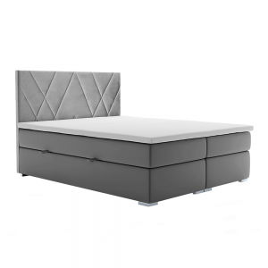 Boxspringová posteľ ORA sivá Tempo Kondela 180 x 200 cm #2 small