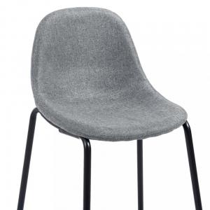 Barové stoličky 6ks textil / kov Dekorhome Modrá #3 small