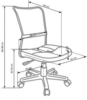 Detská stolička: HALMAR DINGO HALMAR - poťahový materiál: DINGO - Fialová #2 small
