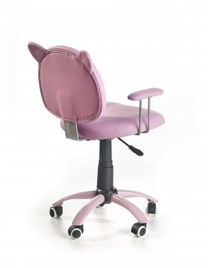 Detská stolička: HALMAR KITTY HALMAR - poťahový materiál: eco koža ružová #1 small