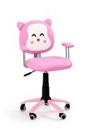 Detská stolička: HALMAR KITTY HALMAR - poťahový materiál: eco koža ružová #3 small