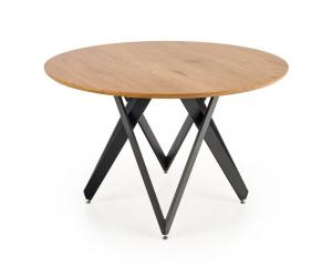 Jedálenský stôl MOZAMBIK 120 cm dub zlatý / čierna Halmar #2 small