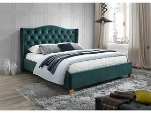 Signal Manželská posteľ ASPEN VELVET 180x200 SIGNAL - spálňový nábytok: zelená Bluvel 78 #1 small