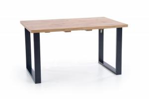 Jedálenský stôl VENOM rozkladací dub wotan / čierna Halmar 135-185/90 cm #2 small