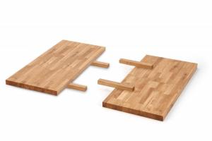 Jedálenský stôl RADUS masívne dubové drevo / čierna Halmar 120x78 cm #2 small