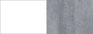 Meblar  Regál Sigma SI8 L/P Farba: beton/biela/dub #3 small