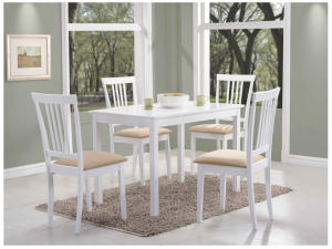 Signal Jedálenský stôl FIORD biela stoly: 74 x 70 x 110 cm