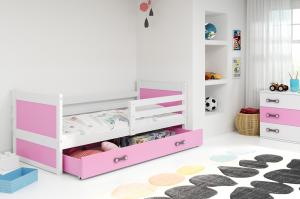 BMS Detská posteľ RICO 1 / BIELA 190x80 Farba: Biela #2 small