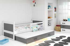 BMS Detská posteľ RICO 2 / BIELA 190x80 Farba: Biela #3 small