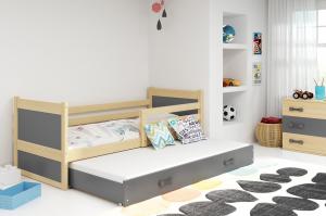 BMS Detská posteľ RICO 2 / BOROVICA 190x80 Farba: Biela #1 small