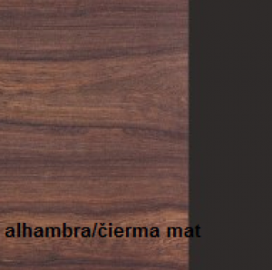 BRW Komoda Alhambra KOM2D Farba: alhambra/alhambra/matná čierna #3 small