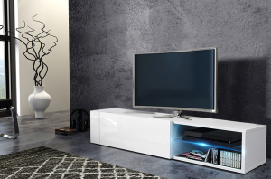 WIP Tv stolík Best Farba: Biela / biely lesk