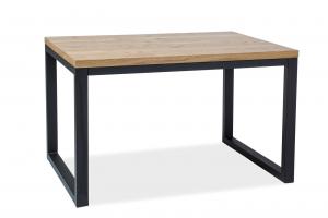 Signal Jedálenský stôl Loras II / Dubová dýha Prevedenie: Biela - 77 x 90 x 150 cm #2 small