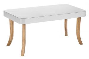 ArtSB Obdĺžnikový stolík Bunny Prevedenie: Stolík s bielymi 37 cm nohami #1 small