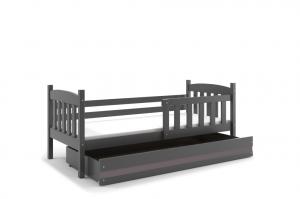 BMS Detská posteľ Kubuš 1 s úložným priestorom / SIVÁ Farba: Sivá / biela, Rozmer.: 190 x 80 cm #3 small