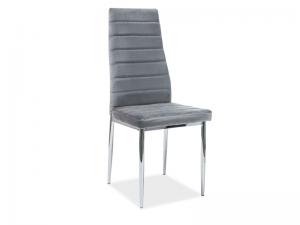 Signal Jedálenská stolička H237 velvet Farba: Čierna #1 small