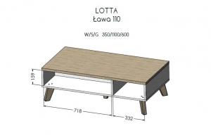 Artcam Konferenčný stolík Lotta 110 cm #1 small