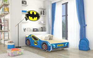 ArtAdr Detská auto posteľ Batcar Prevedenie: 70 x 140 cm