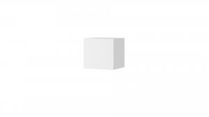 ArtElb Závesná skrinka malá CALABRINI Farba: Biela / biely lesk