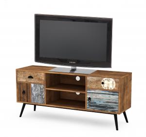 TV stolík: HALMAR MEZO RTV-1 HALMAR - drevo: drevotrieska/ oceľ - viacfarebný #1 small